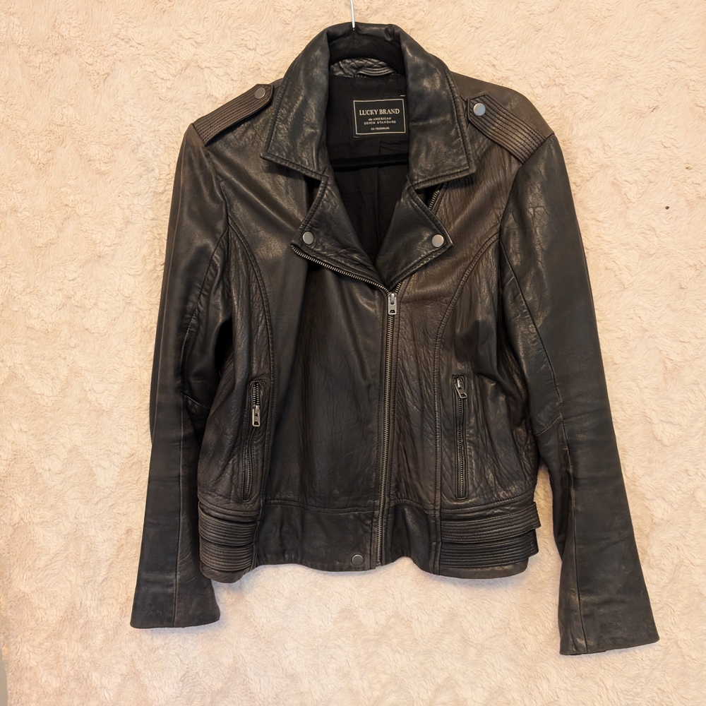 Lucky Brand Black Leather Jacket